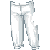 Gentleman Pants White M