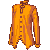 Gentleman Shirt Orange M