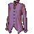 Gentleman Shirt Purple M