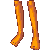 Gentleman Stockings Orange M