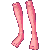 Gentleman Stockings Pink F