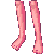 Gentleman Stockings Pink M