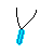 Blue Glowstick Necklace