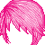 Layered Short Hairstyle Pink
