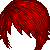 Layered Short Hairstyle Red