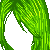 Shag Hairstyle Green