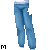 Hanfu Pants Blue M