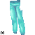 Hanfu Pants Turquoise M