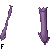 Horai Gloves Purple F