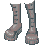 Large Boots Grey M