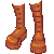 Large Boots Orange F