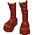 Large Boots Red F