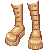 Large Boots Tan F