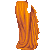 Layered Skirt Orange
