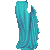 Layered Skirt Turquoise