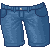 Blue Jean Shorts M