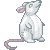 Mouse on my Head White