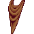 Neck Scarf Brown