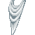 Neck Scarf White