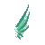Saidon Ear Fins Green