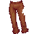 Pinstripe Pants Brown F