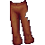 Pinstripe Pants Brown M