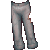 Pinstripe Pants Grey M