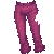 Pinstripe Pants Magenta F