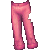 Pinstripe Pants Pink M