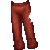 Pinstripe Pants Red M