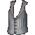 Pinstripe Vest Grey M