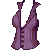 Pinstripe Vest Purple F