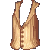 Pinstripe Vest Tan M