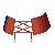 Punk Tied Belt Red