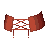 Punk Tied Belt Red