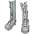 Punk Boots Gray M