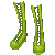 Punk Boots Green F