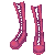 Punk Boots Magenta F