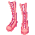 Punk Boots Pink F