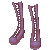 Punk Boots Purple F