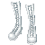 Punk Boots White F