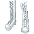 Punk Boots White M