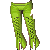 Punk Capri Green F