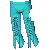 Punk Capri Turquoise M