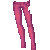 Punk Fitted Jeans Magenta F