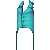Punk Vest Shirt Turquoise