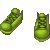 Tennis Shoes Green M