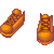 Tennis Shoes Orange M