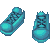 Tennis Shoes Turquoise F
