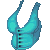 Punk Vest Turquoise F